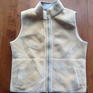 Calvin Klein Jeans Men’s M Reversible Vest – Tan Nylon / Fleece Lined